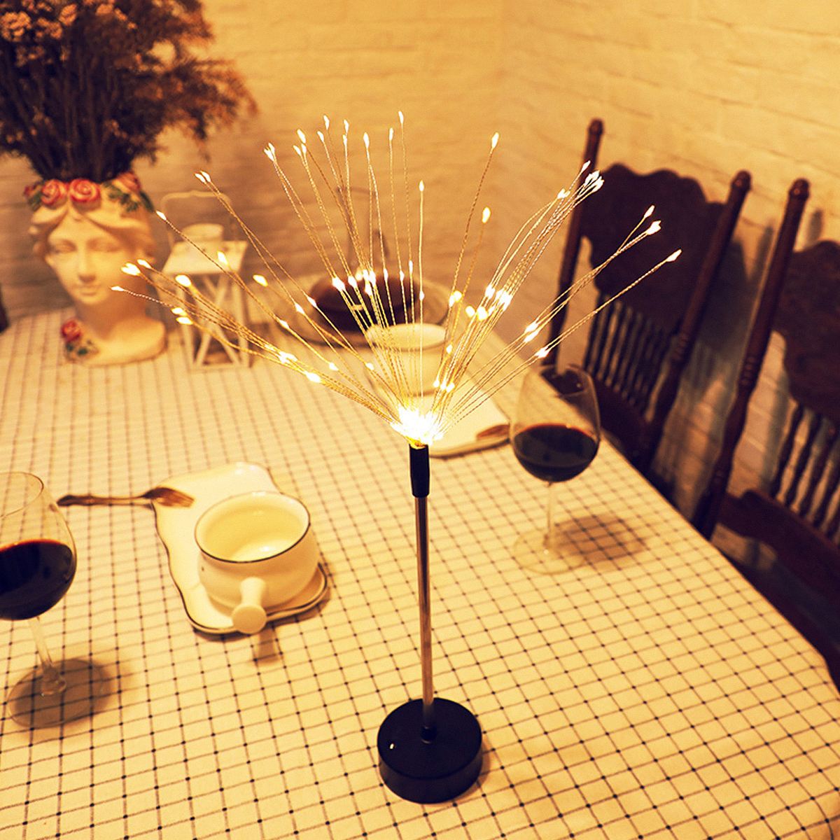Paardebloem Led Vuurwerk Lamp String Decor Light String Binnenplaats Lamp