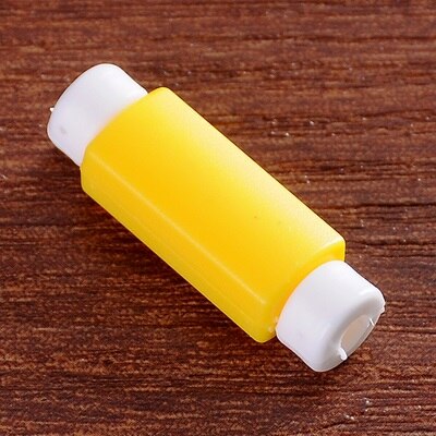 Protector de Cable USB para iphone, Protector de Cable de protección para iphone, organizador de cables, a la ,: yellow