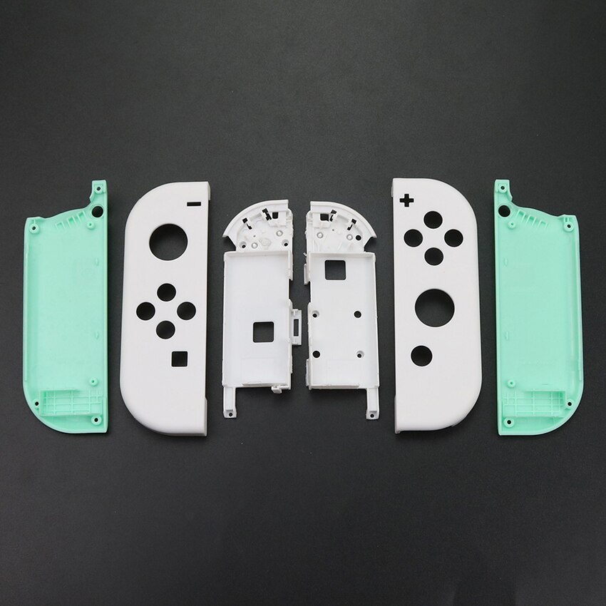 JCD 1Set Plastic Hard Shell For Nintend Switch Joy-Con Controller for NS NX Joy Con White Blue Green Housing Shell Case Cover: 003