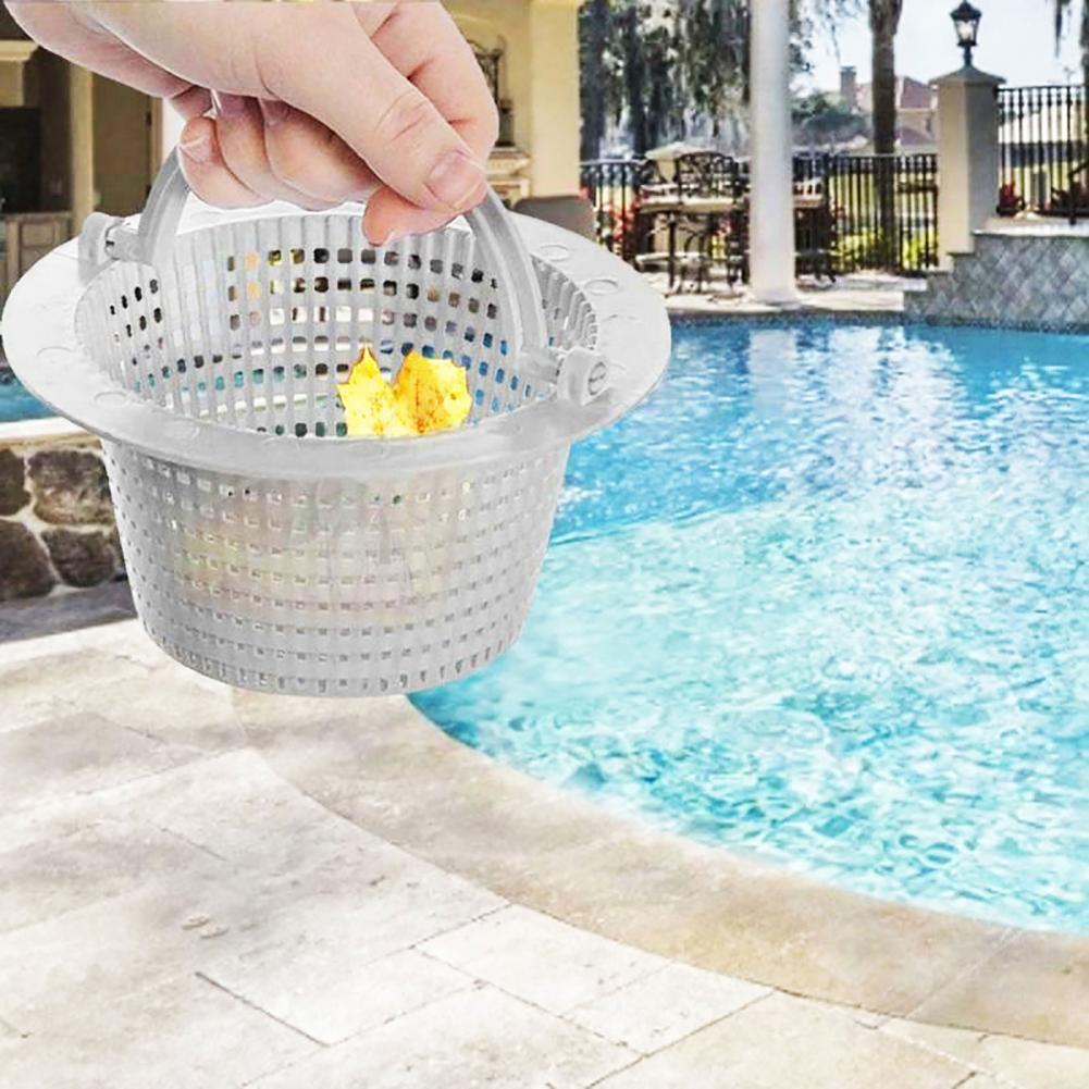 Universal Anti-clog Swimming Pool Pond Accessory Skimmer Strainer Handle Basket Swimming Pool Pond Accessory Skimmer Strainer