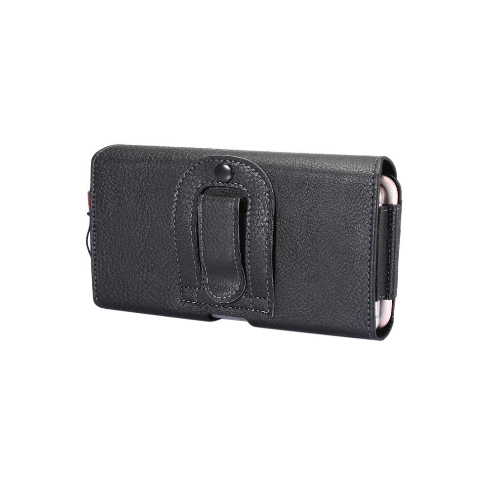 Voor Iphone Xs/X Universele Lederen Wallt Riem Telefoon Holster Voor Iphone Xs Max/8P/7P/6P, voor Samsung S20/S10 + / S9 + / S8 +