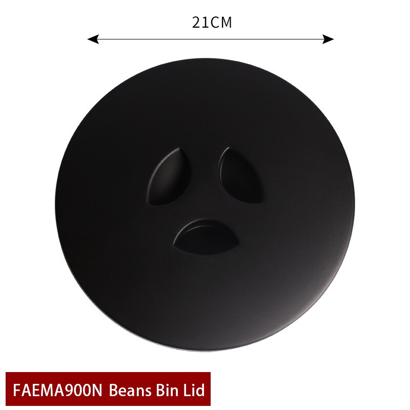 Coffee Beans Grinder Bean Bin Grinder Hopper For FEAMA Mazzer 900N/HC600/600AE/RF64 Household Coffee Grinder Accessories Tool: 21cm Lid