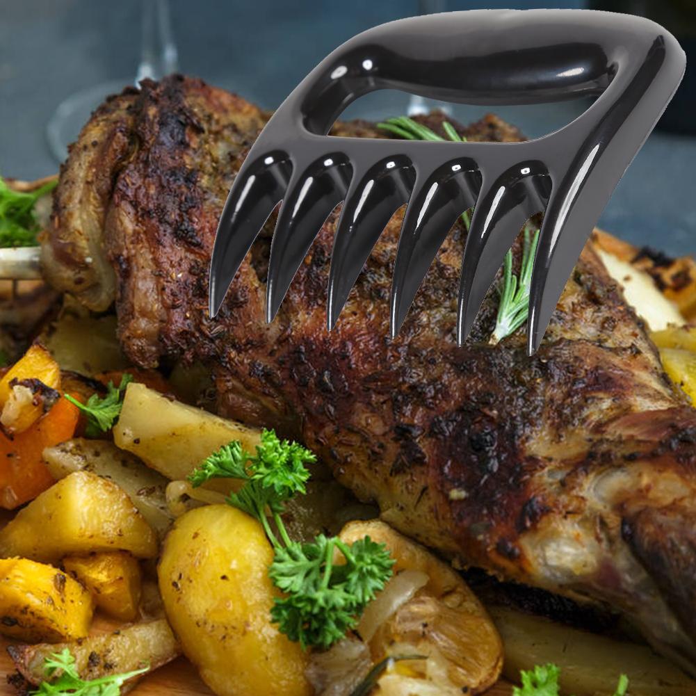 2 pçs/pçs/set urso garras churrasco garfo ao ar livre piquenique puxar carne shred braçadeira de porco prático cozinha garras garfo cozinha ferramenta