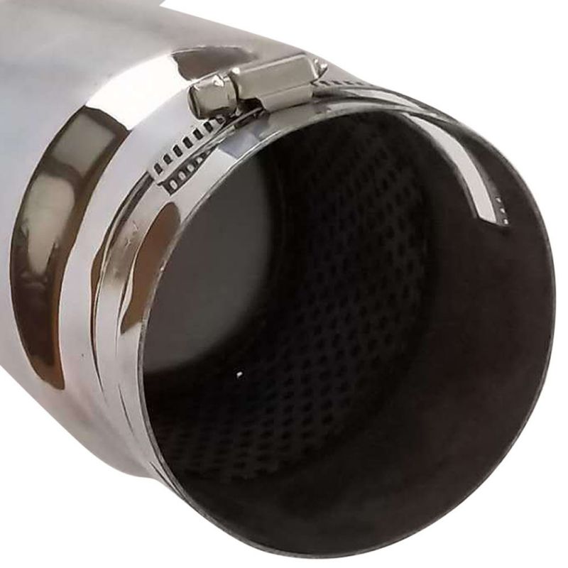 Tubo de escape de acero inoxidable de 66-84mm para accesorios de automóviles, silenciador trasero, tapa de Punta trasera