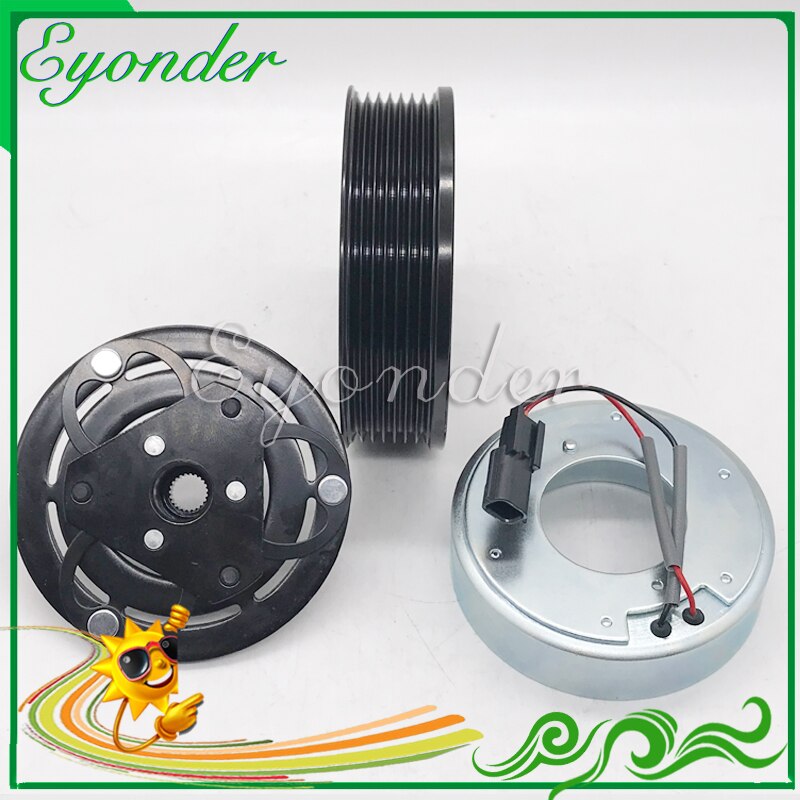AC A/C Compressor de Ar Condicionado Polia Da Embreagem Magnética Eletromagnética com bobina para RENAULT FLUENCE 2.0L 926009541R