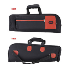 600D Oxford Trompet Bag Case Met Verstelbare Schouderriem Pocket 15Mm Thicken Gewatteerde Schuim Voor Trompet