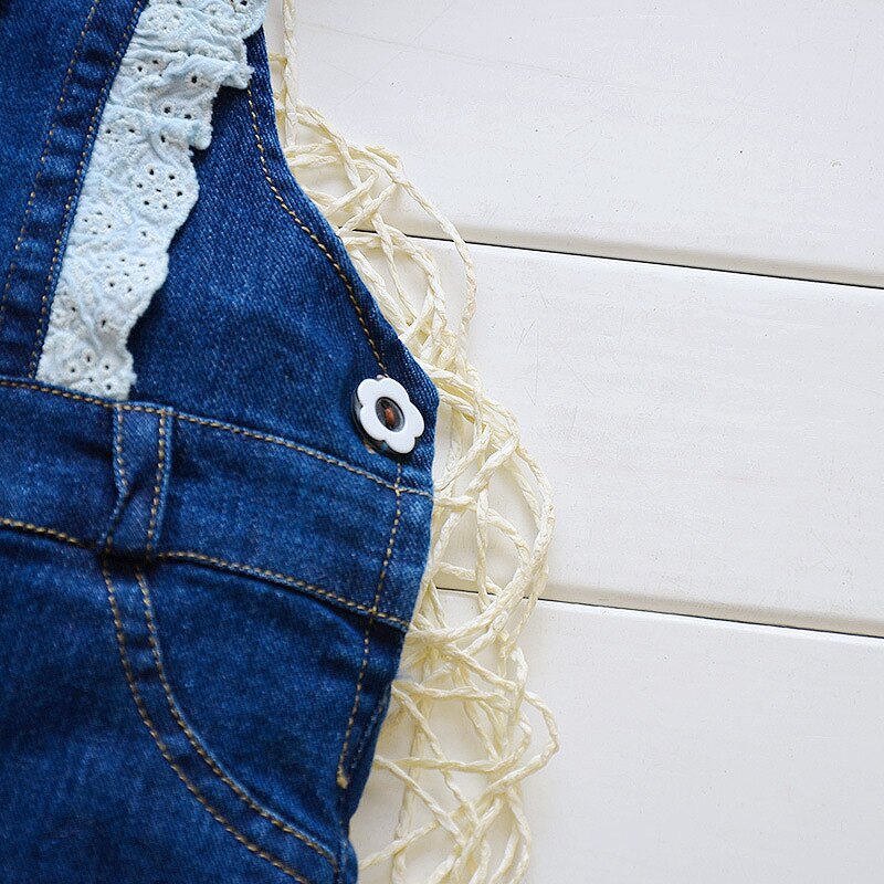 IENENS freundlicher Baby Mädchen Cuke aufbringen Denim Latzhose Jeans Overall Kleinkind Kleinkind Mädchen Gesamt Kleidung Kleidung Lange Hosen