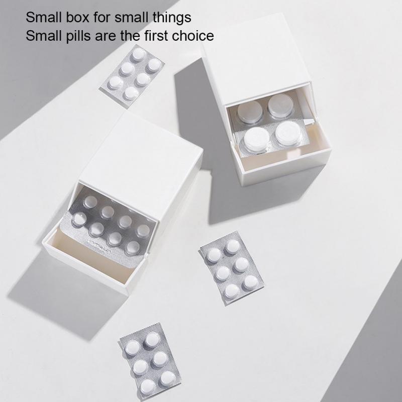 Japanese Style Clamshell With Label Drawer Classification Storage Box Small Objects Classification And Sorting Box Tool