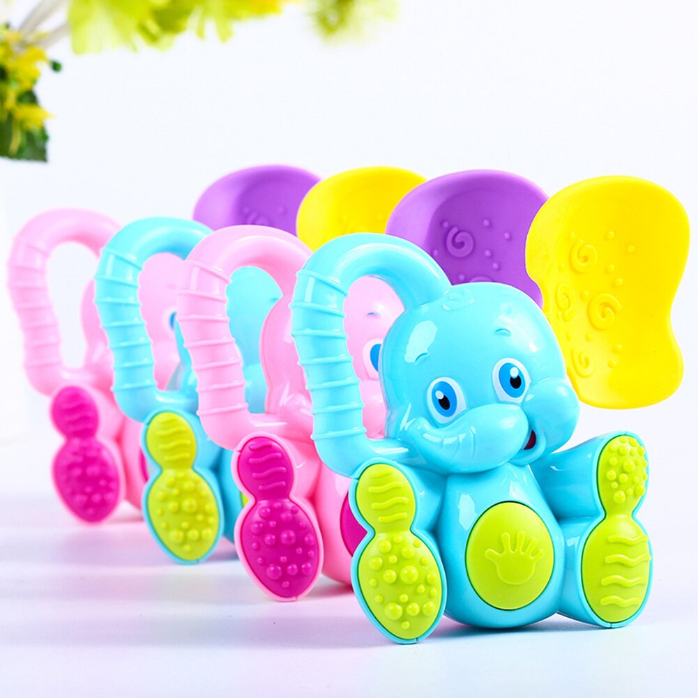 Leuke Herten Olifant Dier Baby Rammelaar Hand Grip Bell Developmental Kinderziektes Speelgoed