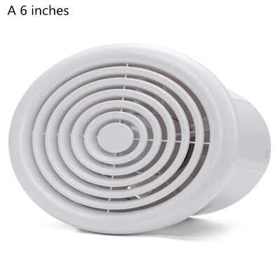 4 or 6 inch ventilator voor thuisgebruik, badkamerventilator, plafond- en wandventilator voor keuken en badkamer, super stil: Een (6 inch)
