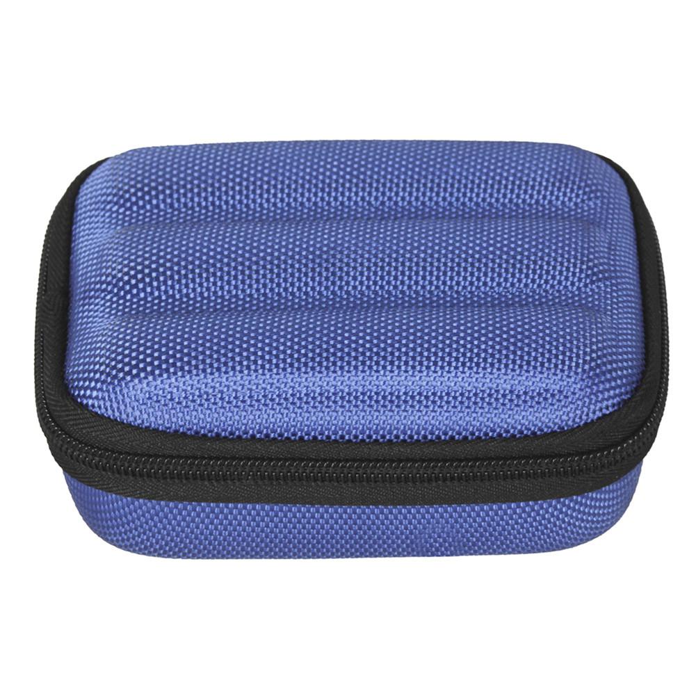 Gaita caso boca órgão caixa de armazenamento pacote design à prova dwaterproof água com grosso esponja forro proteção corpo inteiro para iniciante presente: blue