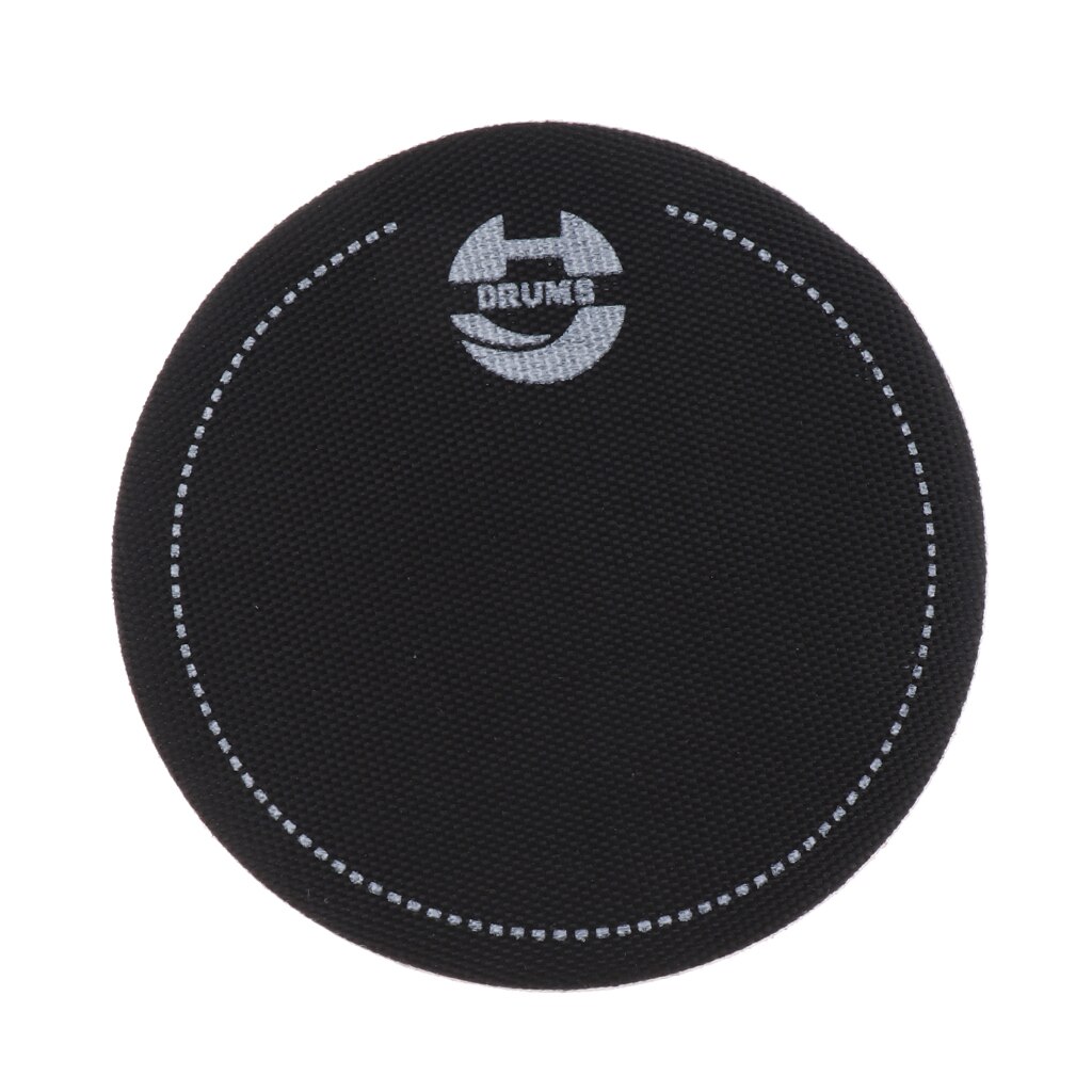 Almohadilla para la cabeza de bombo de un solo paso, parche de impacto, Protector de batería para piezas de instrumentos de percusión, accesorios para tambores: White