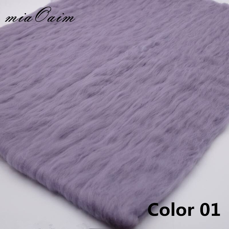 2Pcs in A Lot Fluffy Wool Felt Fleece Blanket Basket Filler Stuffer Layer Backdrop Newborn Photography Props Baby Shower