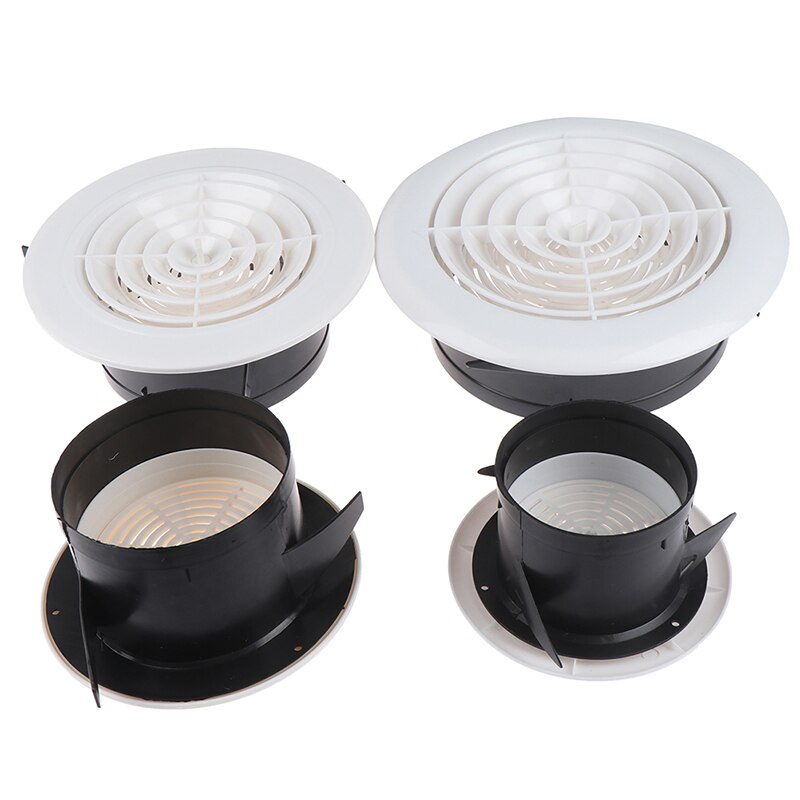 75mm 100mm 3~8 ''Adjustable Ventilation Grilles Grid Air Vent Round Louver Grille Cover