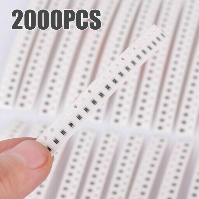 2000pcs 80 kinds specifications 25Pcs 5% 0805(10R-910k) Patch Resistor Pack Kit