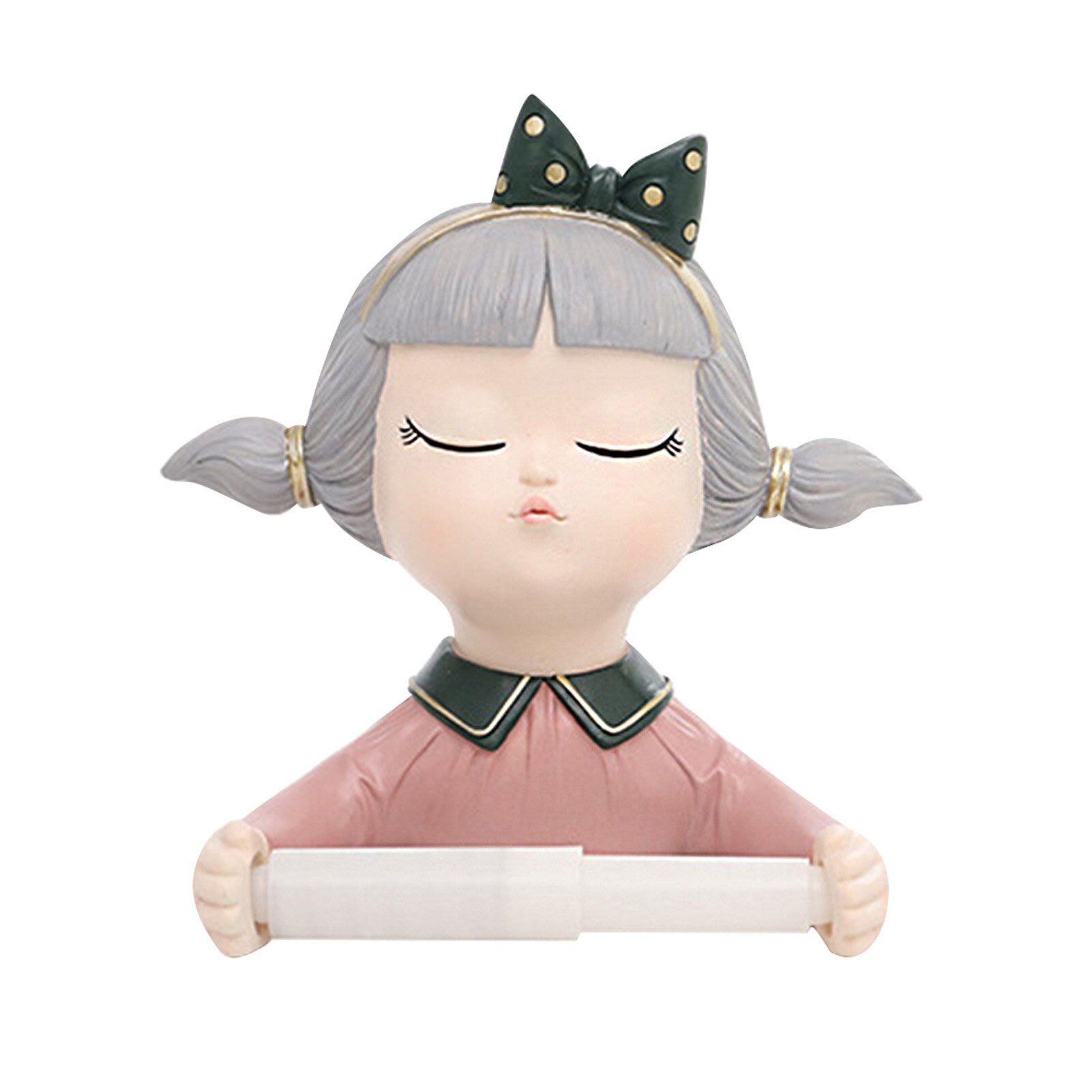 Cute Girl Toilet Paper Holder Bathroom Tissue Holder Paper Rack Toilet Roll Holder Tissue Case Bathroom accessories