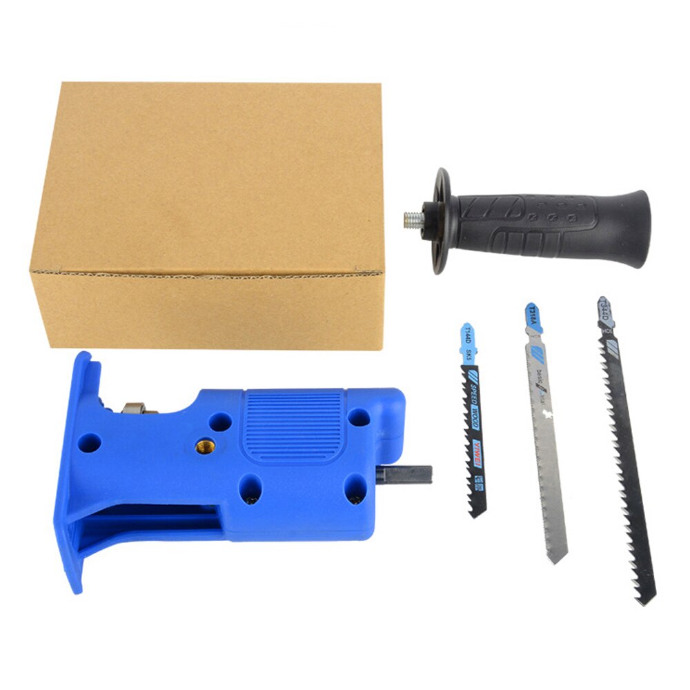 Adattatore Trapano Alternativa ABS Kit Attacco Seghetto Alternativo Per Trapano - Adattatore Con 3 Lame Per Legno, Metallo E Materiali Vari Accessori Trapano - 2