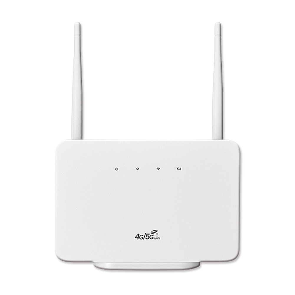 Draadloze hotspot 300 Mbps 4G-router Draadloos modem Externe antenne met simkaartsleuf EU-stekker voor thuisreizen Werk