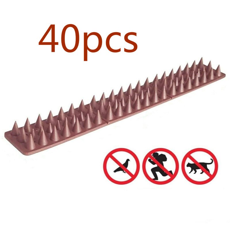 10/20/40 pièces sécurité chat Anti-Corrosion antivol clôture Anti-oiseau épine clôture mur pointes pratiques maisons de jardin: 40pcs