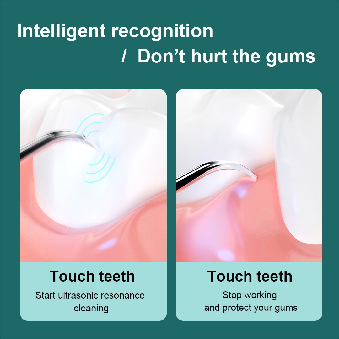 SUNUO Visual Electric Ultrasonic Teeth Cleaner 200W Endoscope Tooth Dental Scaler Rechargeable Tartar Calculus Plaque Remover