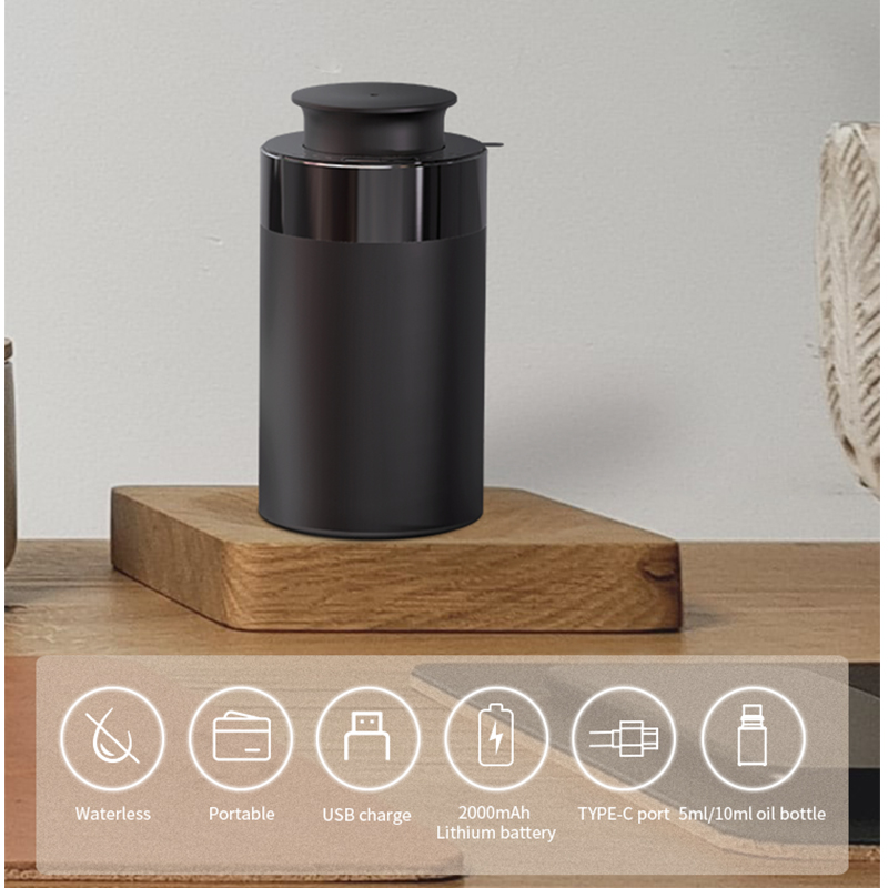 Auto Etherische Olie Diffuser Aluminium Aromatherapie Geurverspreider Waterloze Draagbare Geurmachine 100m ³ Voor Thuiskantoor
