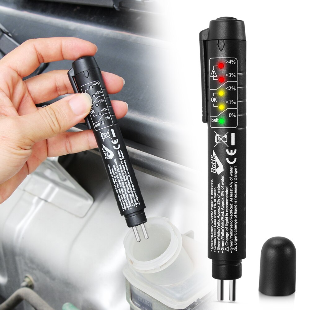 Car Brake Fluid Tester 5 LED Oil Check Pen for Fiat abarth 500 stilo ducato palio bravo doblo