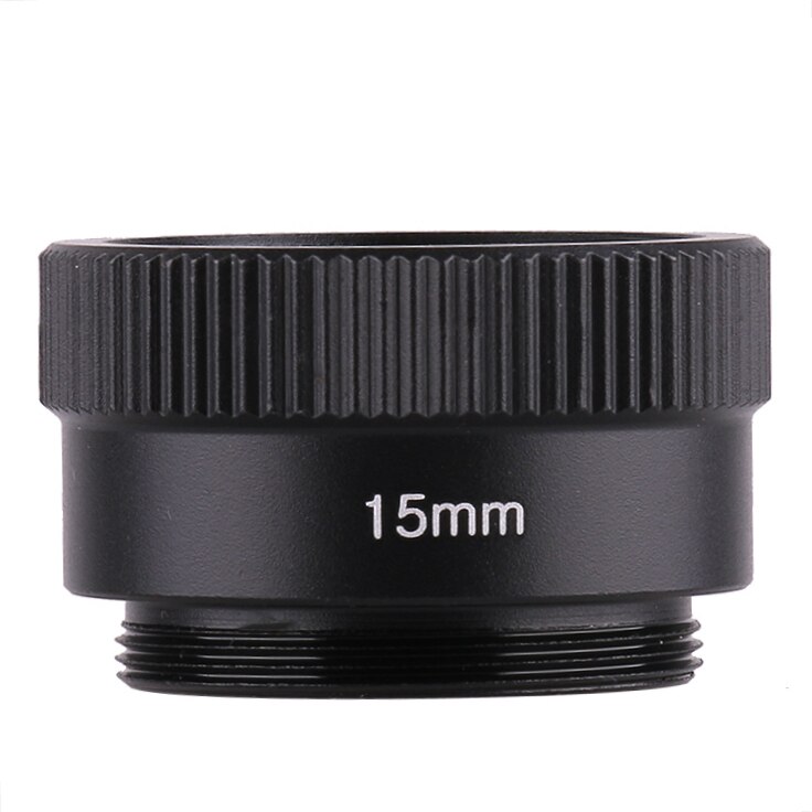 Diameter 25 to 31 Matte Metal C-CS Mount Lens Adapter Converter for Security Camera Macro Ring Industrial Camera Extension Tube: 15mm