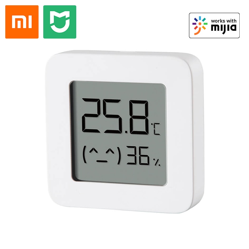 Xiaomi Mijia Bluetooth Thermometer Hygrometer 2 Temperatuur Vochtigheid Sensor Smart Digitale Lcd Vochtmeter Thermo-Hygrometer