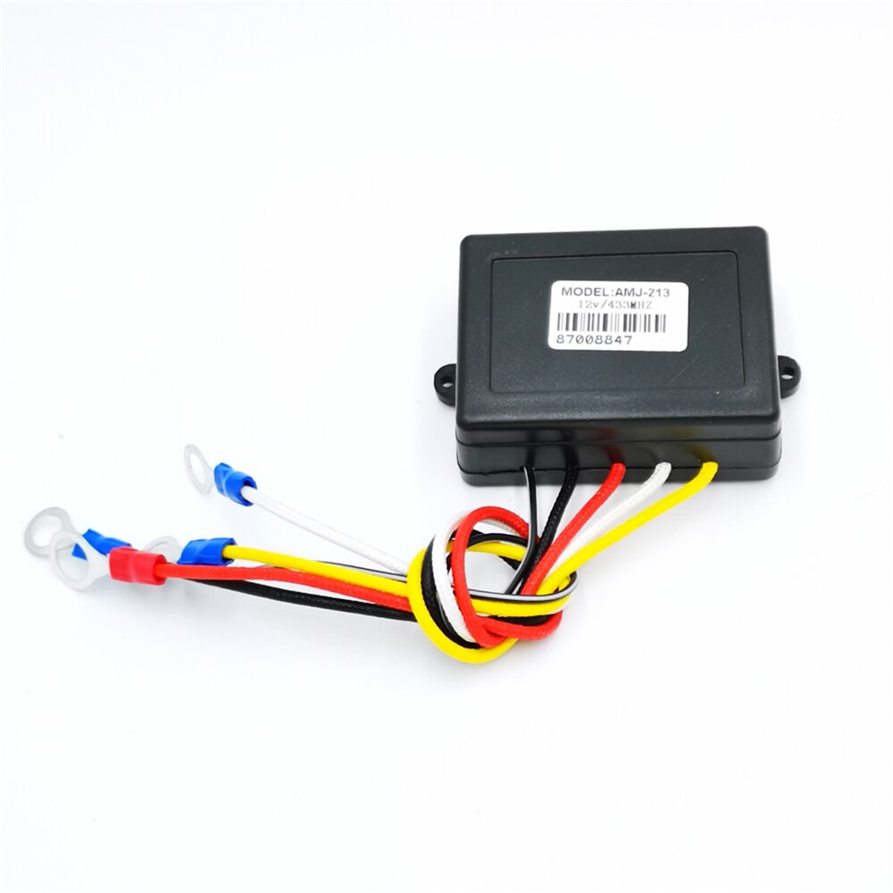 DC12V Universal Car Wireless Winch Remote Control With Three Yollow Waterproof Handset Matched Transmitters