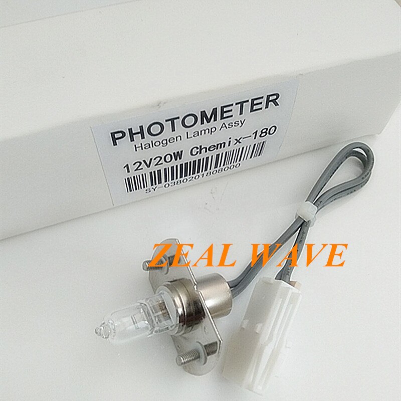 Kompatibel halogenpære til sysmex chemix 180 c180 bx3010 bx4000 furuno  ca90 ca180 ca270 ca400 randox daytona imola 12 v 20w