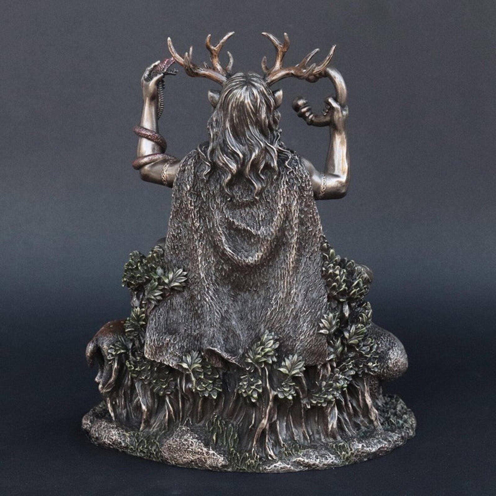 5 Inch Cernunnos Celtics Gehoornde God Van Dieren Hars Standbeeld De Onderwereld Standbeeld Voor Home Tuin Decoratie Tt-Best