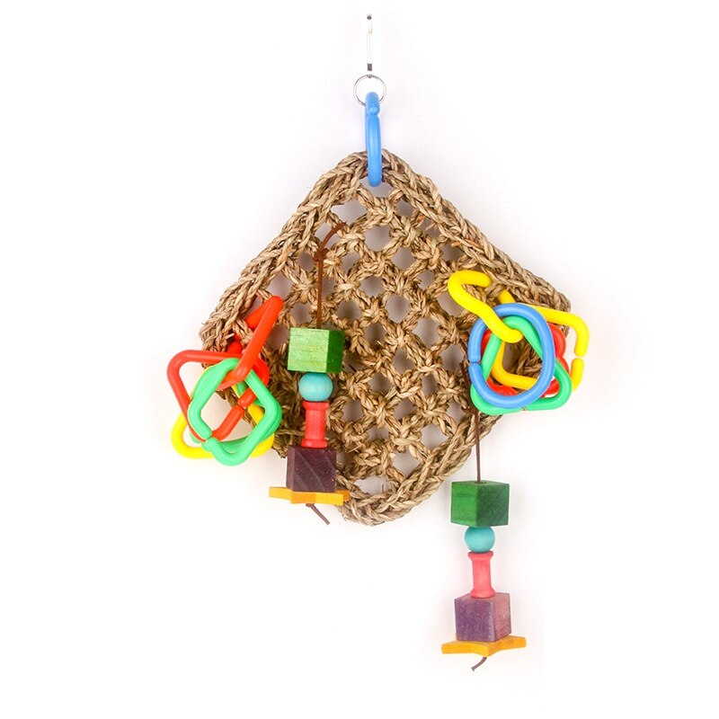 Vogel Hangmat Speelgoed, Papegaai Vogel Kauwen Speelgoed, Opknoping Voor Kleine Huisdieren Vogel Foerageren Speelgoed