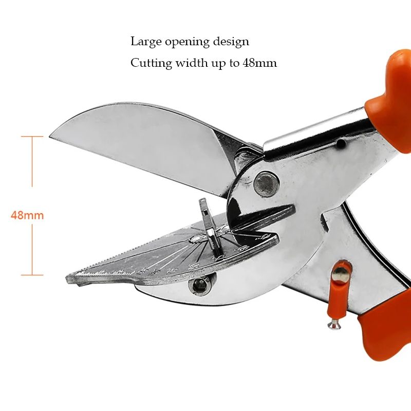 Winkel Scher 45 Grad zu 120 Grad Gehrung Cutter Hand Scher, Sk5 Klinge, Draht Slot Cutter Kabelkanal, PVC, Kunststoff, Dünne Holz Streifen