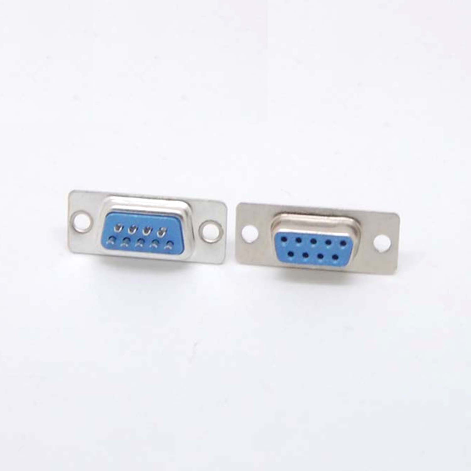 RS232 Serial 9Pin DB9 Com Connectors Adapter Female Soldering Plug