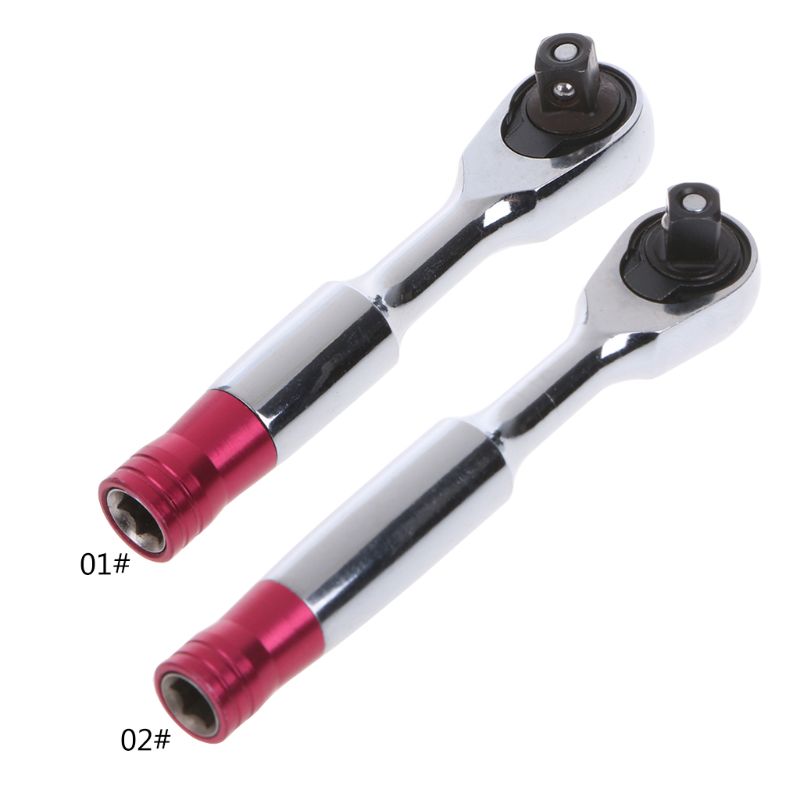 1/4 "Mini Koppel Ratelsleutel Reparatie Tool Dopsleutels Voor Voertuig Fiets