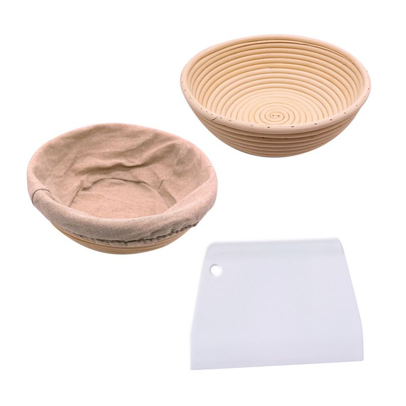 1PCS Fermentation Rattan Basket Country Bread Baguette Dough Mass Proofing Tasting Proving Baskets Supplies