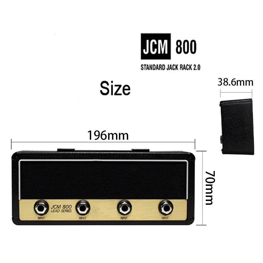 Portallaves de pared para el hogar, soporte para llaves, amplificador de guitarra, soporte de caja colgante, rock