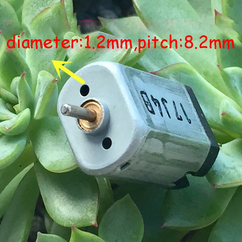 DC 1V-5V Metal Brush Micro Motor DC 3V 15500RPM Flat Motor Shaft Length 6.4mm,Shaft Dia 1.5mm Electric Machinery 19.5*14.8*11mm