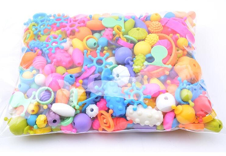 Pop perles jouets artisanat pour enfants Bracelet Snap ensemble bijoux Kit de jouet éducatif pour enfants GYH