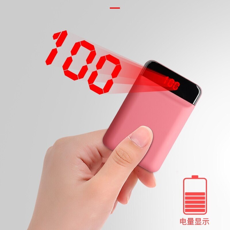 30000mah mini power bank two-way carregamento rápido powerbank display digital de alta capacidade bateria externa para iphone xiaomi