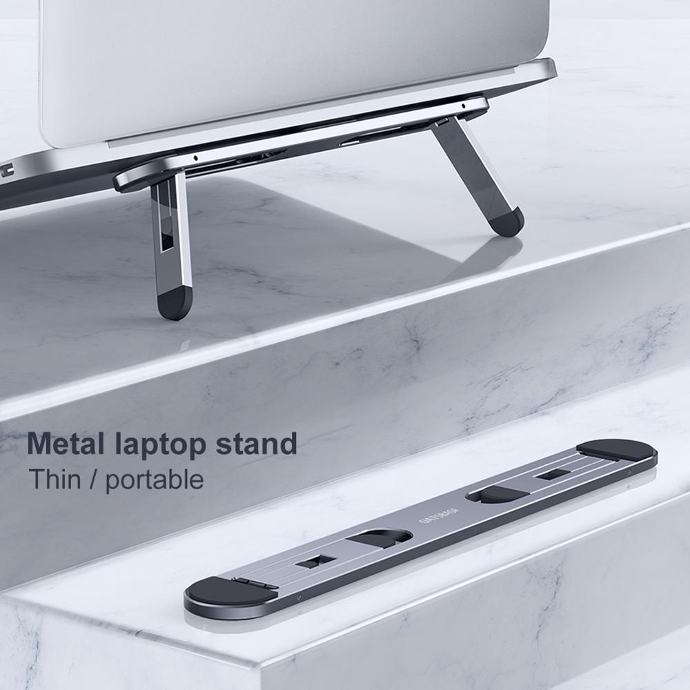 Soporte plegable para portátil, almohadilla de refrigeración ajustable, accesorios para Macbook Pro Air Mini