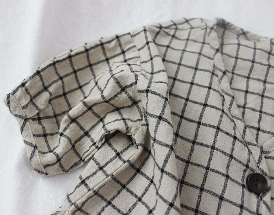 2 3 4 5 6 años Camisas de Niños Pequeños Casual coreano abrigo de celosía para Niñas Ropa de niños recién llegado camisas de niños Tops de bebé