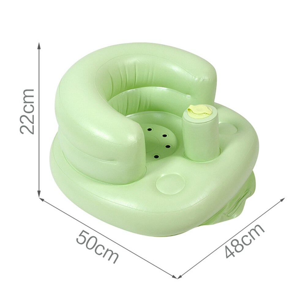Inflatable Baby Seat Baby Bath Stool Multifunction Baby Sofa Potable Baby Chair Baby Learning Seat