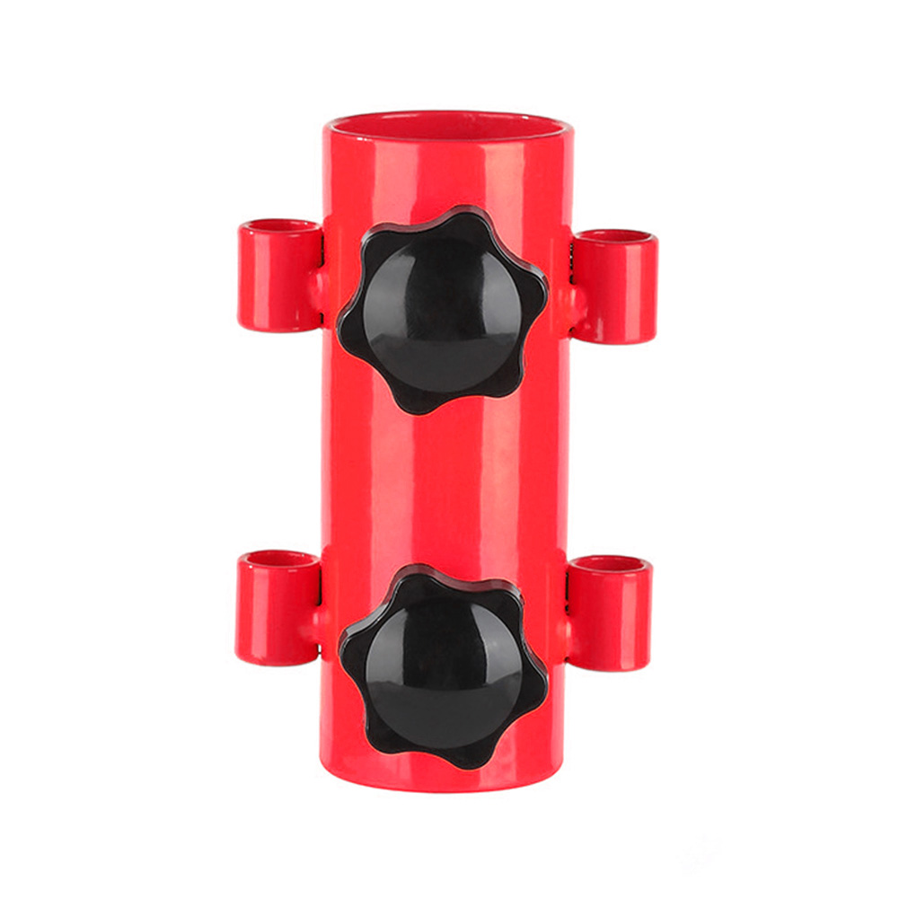 Paraplu Paal Vaste Standaard Verstelbare Tent Luifel Houder Rvs Winddicht Outdoor Voor Wandelen Vissen Tent Accessoires: Rood