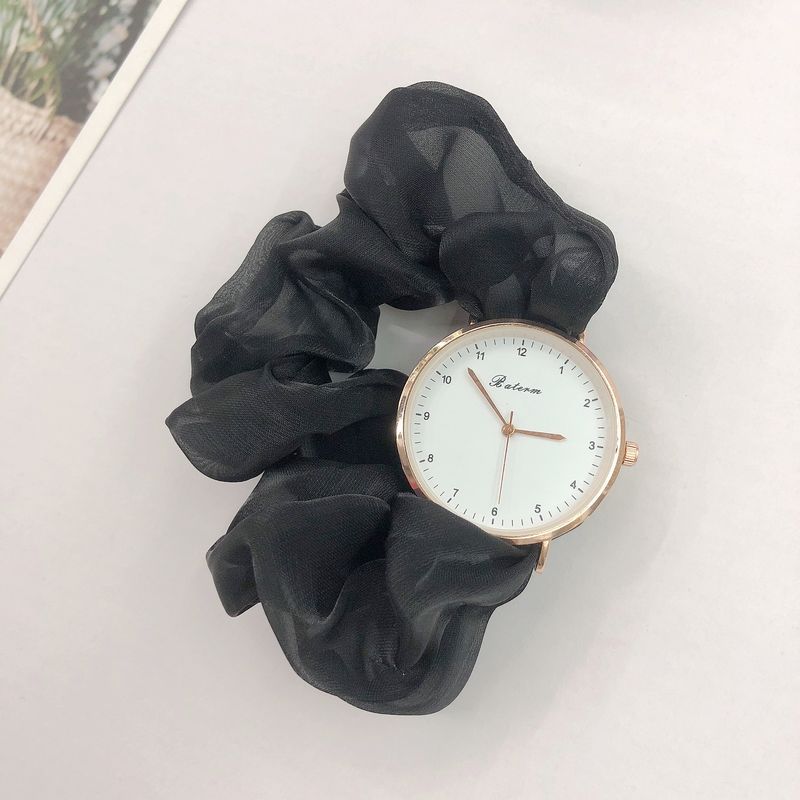 Relojes de para mujer, reloj Digital de cinta, pequeño Hada , personalidad, estudiante, chica, reloj de pulsera sin cierre: black