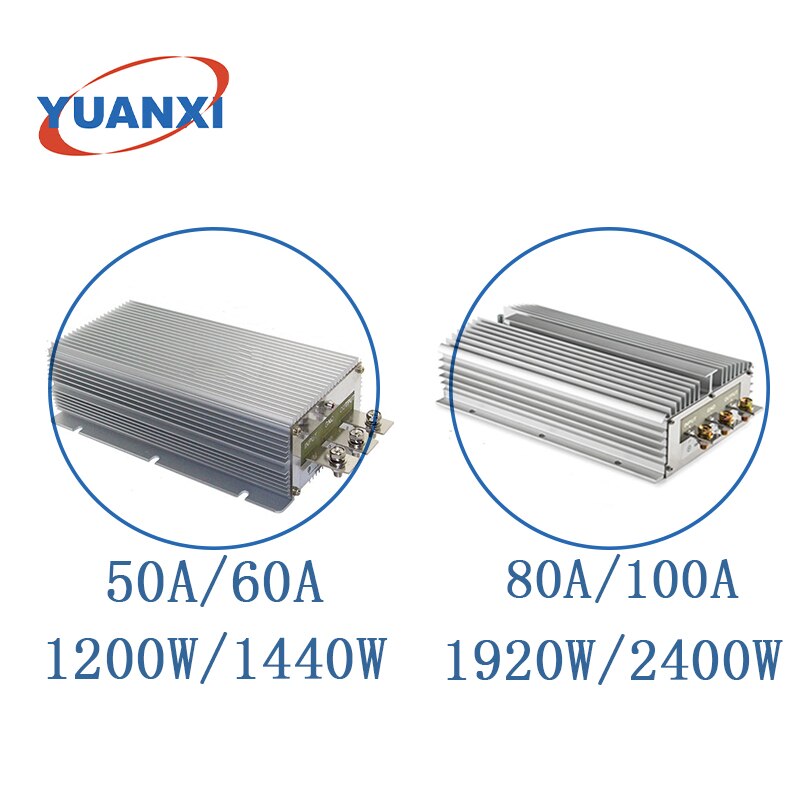 Convertidor de CC de 12V a 24V, convertidor de CC de 24W-2400W