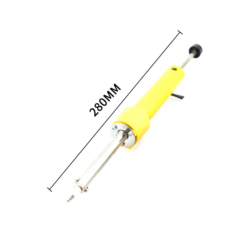 Electrician All aluminum Suction Device Desoldering Pump Black/Blue/Gold Remover Suction Removal Device Hand Welding Tools: yellow