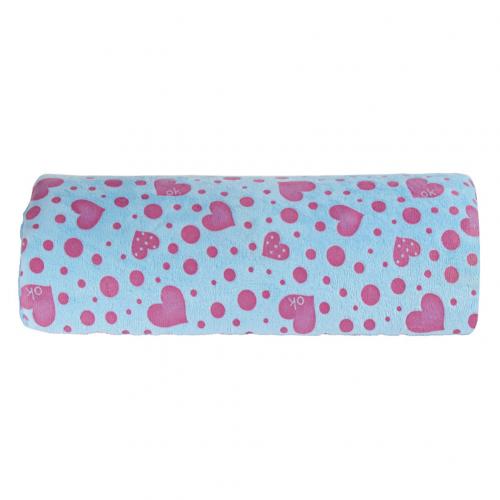 Heart Removable Soft Nail Art Hand Cushion Pillow Arm Rest Support Manicure Tool: Blue