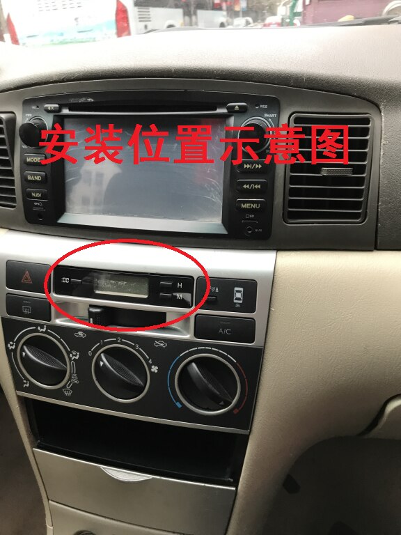 Interior Electronic clock for BYD F3 F3R F3-3804100