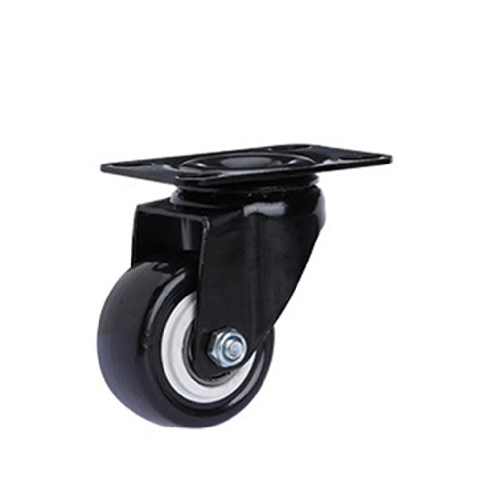 4Pcs Meubels Non Slip Caster Heavy Duty Polyurethaan Slijtvaste Geen Lawaai 360 Graden Swivel Thuis Sterke Lager Met rem: 2 Inch / Universal Wheel